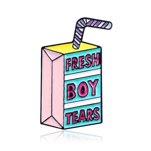 Jewelry - NEW Fresh Boy Tears Enamel Pin Brooch